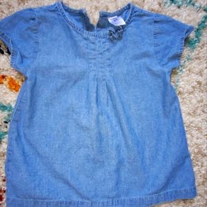 Girls denim shirt size 24 month